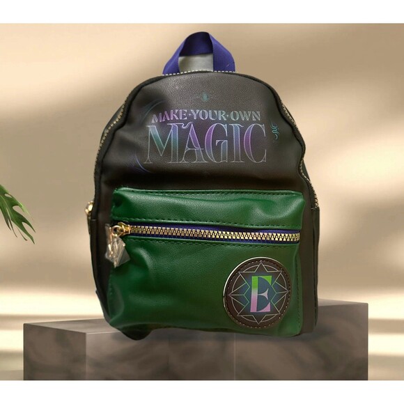 Disney \'Wicked Make Your Own Magic\' Black & Green Mini Backpack